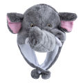 New Style Unisex Funny 3D Plush Elephant Style Decorative Hat Mischievous Cap For Man Women Plush Winter Lovely Family Hat.