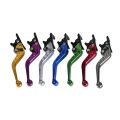 Universal Aluminum Brake & Clutch Levers for 125cc Motorcycle - CNC Dual Disc Replacement Handles (1 Pair Set). 