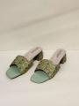 Ladies Heel Shoes with Embroidery Work lace | Embrodary Lace.