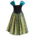 2026 Exquisite Anna Coronation Gown Toddler Snow Queen Halloween Princess Dress Girl Make up Party Birthday Fancy Elsa Costume. 