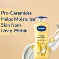 Vaseline Intensive Care Deep Moisture Nourishing Body Lotion 400 ml, Daily Moisturizer for Dry Skin, Gives Non-Greasy, Glowing Skin - For Men & Women.