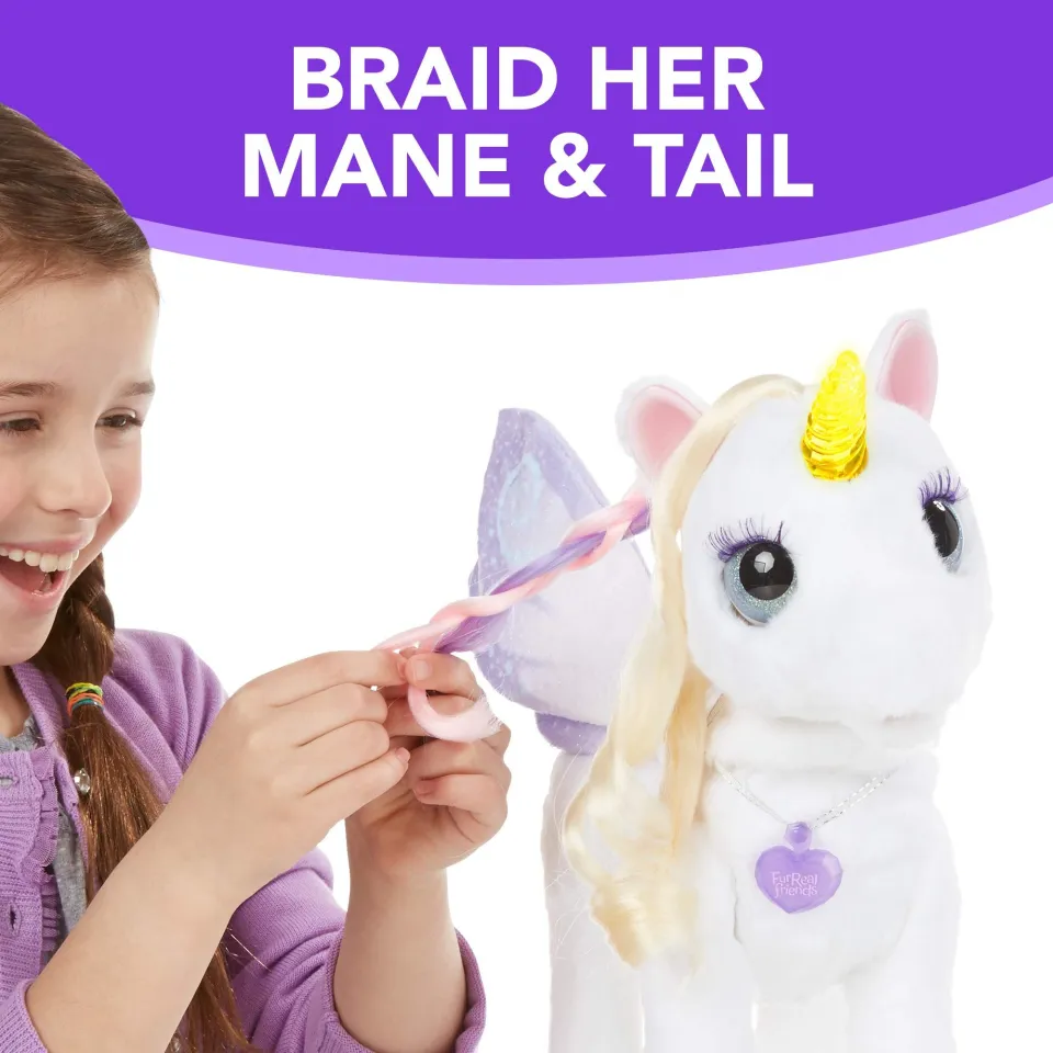 furreal friends starlily my magical unicorn furreal twilight sparkle furReal StarLily, My Magical Unicorn Interactive Plush Pet Toy, Light-up  Horn, Ages and Up UK lot excellent condition without box (Sunday bazaar  online Exclusive)