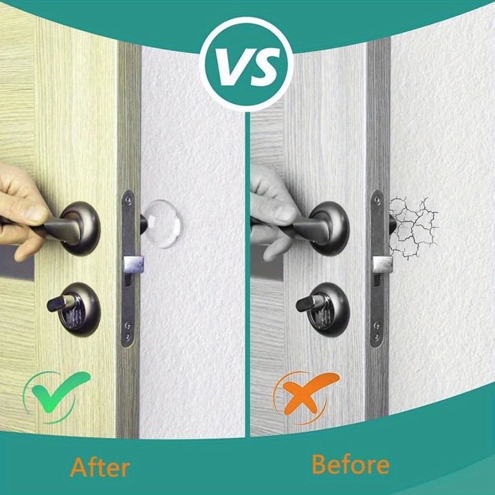 6pcs%20Door%20Handle%20Bumper%20Pad%20Self%20Adhesive%20Transparent%20Silicone%20Wall%20Protector%20Anti%20Bump%20Washable%20Reusable%20Round%20Door%20Stopper%20-%20Image%206