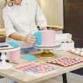 124/40/21PCS Piping Bags and Tips Set Cake DIY Decorating Kit with Stainless Steel Nozzle Reusable Silicone Pastry Baking Tool.