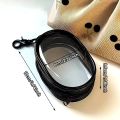 Portable Mini Clear Zipper Storage Bag - Space-Saving Cable Organizer for Earphones Chargers Versatile with Handy Keychain Loop. 