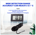 Mini LCD Car Digital Thermometer Hygrometer Temperature Indoor Outdoor Temperature Sensor Humidity Meter Gauge Instruments. 