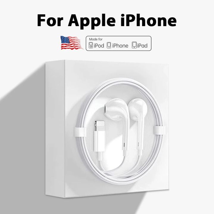 For Apple Original Headphones For iPhone 14 13 12 11 Pro Max mini