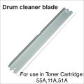Drum cleaning blade for hp tone cartridge 12A, 49A, 53A, 05A, 80A, 11A, 55A, 51A, 64A, 90A, 81A, 42A 2015, 1320, 2055, 2035, 400, 2420, 3005, 3035, 3015, 525, 425, 4250, 4200, 600, 4015,4515, 4555, 630 wiper blade. 