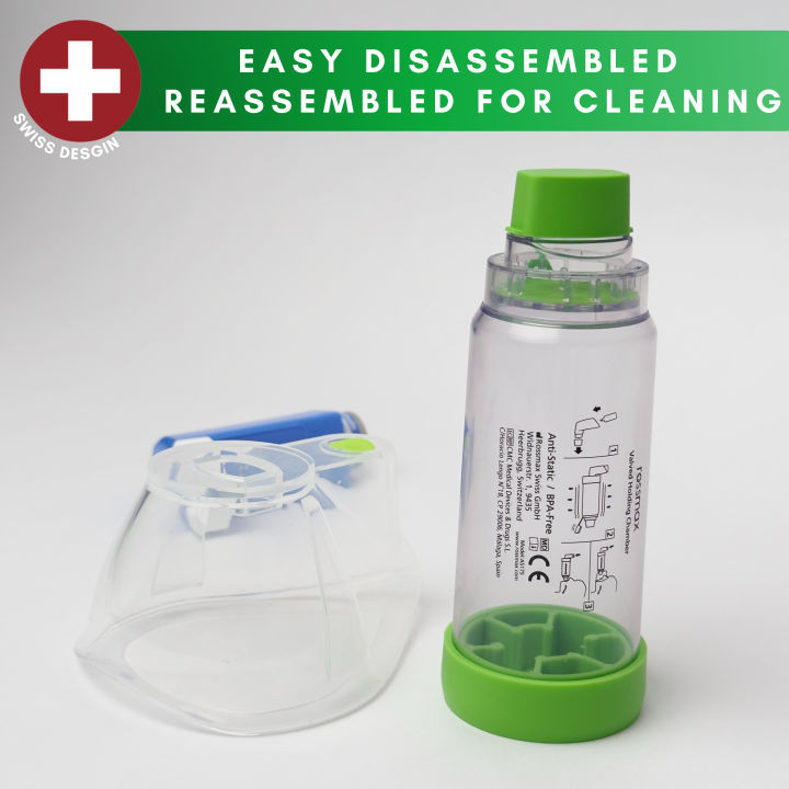 Rossmax%20Swiss%20Designed%20Aero%20Spacer%20For%20Metered%20Dose%20Inhaler%20Mask%20With%20L-size%20Mask%205%20years%20Plus%20Inhaler%20Valved%20Holding%20Chamber%20%7C%20AS175L%20-%20Image%206