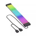 Jumpeak Flexible RGB LED Light Strip Bar ARGB Board Cover For Computer Power Supply ATX 24PIN GPU Video Card Cables And Case. 