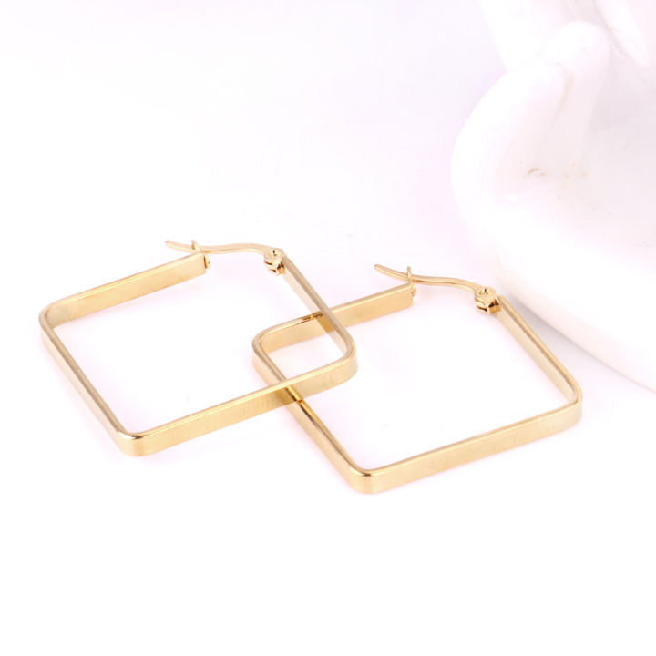 LUXUSTEEL%20Big%20Suqare%20Hoop%20Earrings%20For%20Women%20Stainless%20Steel%20Geometirc%20Statement%20Earrings%20Punk%20Jewelry%20Party%20Birthday%20%20-%20Image%205