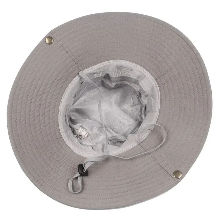 Summer%20Men%20Bucket%20Hat%20Outdoor%20UV%20Protection%20Wide%20Brim%20Panama%20Safari%20Hunting%20Hiking%20Hat%20Mesh%20Fisherman%20Hat%20Beach%20Sunscreen%20Cap%20-%20Image%204