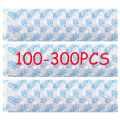 100-300PCS Non-Toxic Silica Gel Desiccant Damp Moisture Dehumidifier For Kitchen Room Living Absorber Bag Clothes Food Storage. 