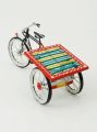 Van Gari Showpiece Miniature (Metal, Hand Painted, Rickshaw Painting. 
