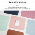Creative Universal Anti-slip Mouse Pad Leather Gaming Mice Mat New Desk Cushion Fashion Comfortable For Laptop PC MacBook.