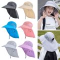Boy Girl Children Summer Bucket Hats UV Protection Outdoor Beach Sun Hat Boy Girl Flap Cap Adjustable Wide Brim Cap. 