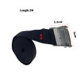 Rope Strong Ratchet Belt Black Buckle Tie-Down Belt Cargo Straps for Car Motorcycle Bike Metal Buckle.