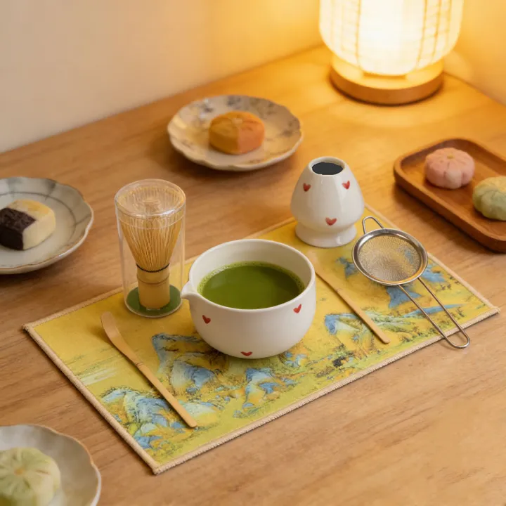 2/4/5/6PCS/Set%20Japanese-style%20Matcha%20Bowl%20,%20Spoon,%20Tea%20Whisk,%20Sieve%20Mesh,%20Perfect%20%20For%20Ceremony,%20Traditional%20Decoration%20-%20Image%203