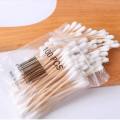 Cotton Buds Pack of 100 –  Double Tip Cotton Swabs  – Soft & Safe Ear Cleaning Sticks for Daily Use. 