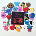 BTS PopSocket BT21 Characters Cartoon Grip and Stand for Mobile Phones and Tablets, 1 Piece. 