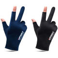 Anti-UV Men Women Fishing Gloves Sunscreen Antiskid Spring Breathable Cycling Sport Gloves Fishing.