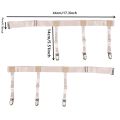 Men's Shirt Stays Garters Belt Adjustable Elastic Shirt Holder Straps Keep Shirt Tucked In Non-Slip Shirt Tuckers Leg Suspenders. 