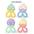 4pcs Fruit Gum Bite Le Mol Teeth Toy for Infants and Young Children Teething Hand Grip Training Mouth Desire Color Random. 