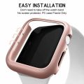 Applicable to Apple Generation 7 Watch Case PC Bright Frame Original Watch Half Pack Protective Case Iwatch745 Protective Case.