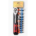 Socket Ratchet Wrench 1/2 Sleeve Chrome Vanadium Steel Hand Tool 1 Set (12 Pcs) of Socket Ratchet Wrench 1/2 Sleeve Chrome Vanadium Steel Hand Tool. 