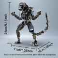 New MOC  Aliens Drooling Monster Building Blocks Xenomorph Action Figure Toys Parasitoid DIY Bricks  For for . 