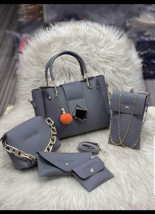 Fashion%20Inn%205PCS%20Ladies%20Handbags%20with%20Long%20Shoulders%20&%20Stylish%20Design%20I%20Ladies%20Hand%20Bags%20for%20Girls%20I%20Casual%20Women%20PU%20Leather-Bag%20Stylish%20Hand%20Bag%20For%20Girls%20-%20Image%204