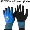 1 Pair Electrician Gloves,400V Voltage Resistance Insulated Work Gloves,360° Insulation and Waterproof Gloves,Flame Retardant Insulation Safety Gloves,Insulating Gloves,Flexible and Anti Slip.