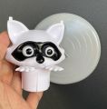 Cute Raccoon Toilet Paper Holder Playful Bathroom Decor With Trash Can Lid Cover Unique  Idea Funny Home Accessory. 