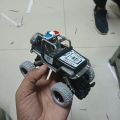 Pull Back Shock Absorber Big Wheel Toy Police Car.