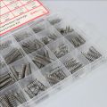 Compression Spring Kit 300PCS 24 Sizes Stainless Steel for Electronics Mechanical Repair DIY Tools Hardware Tension Spring. 