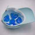 Blue PVC Gel Ice Pack - Adjustable Cooling Pad for Helmets & Hats | Reusable Cold Compress Travel Portable Outdoor Accessory. 
