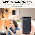 Manhot Tuya ZigBee US Smart Light Switch 1-4 Gang Push Button Wall Switch No Neutral Wire Required Work With Alexa Google Home lightify. 