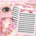 Self-Adhesive Eyelashes - No Glue Needed, C-Curl, Japanese-Korean Beauty Series for Everyday &Special Events-Beginner-Friendly. 