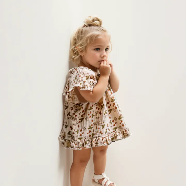Organic%20Cotton%20Baby%20Girl%20Summer%20Clothes%202Pcs%20Floral%20Kids%20Dresses%20+%20Shorts%20Newborn%20Baby%20Girl%20Outfit%20-%20Image%202