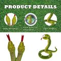 Two Headed Snake Plush Toy Realistic Stuffed Animal Soft Long Giant Plush Snake Double Head Cuddly Kids Toy Birthday  For Ki. 