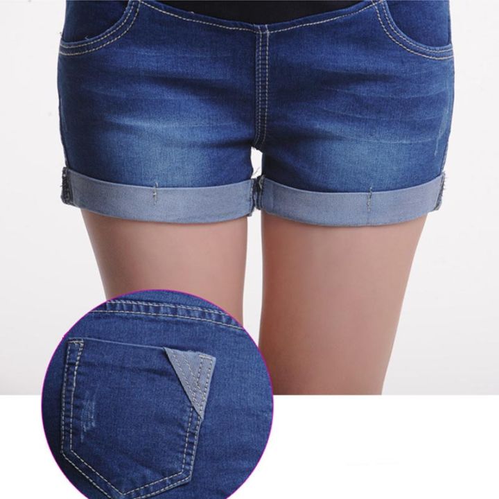 Summer%20Maternity%20Denim%20Shorts%20Skinny%20Outwear%20Maternity%20Belly%20Pants%20Stretch%20Maternity%20Wear%20Maternity%20Pants%20-%20Image%207