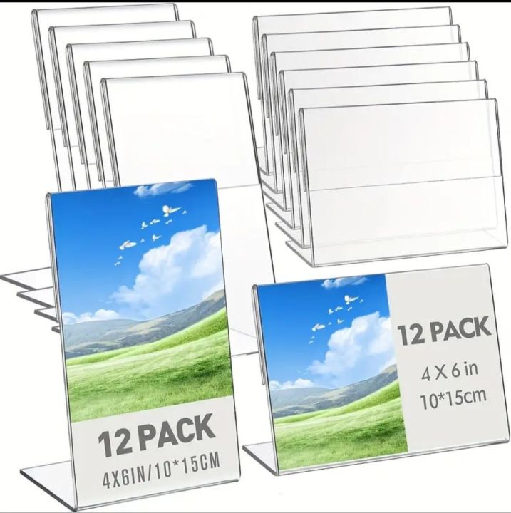 4pcs Modern Acrylic Photo Frame, Simple Style Medal Display Box Photo Frame, Simple Painting Frame Room Decor, Home Decor