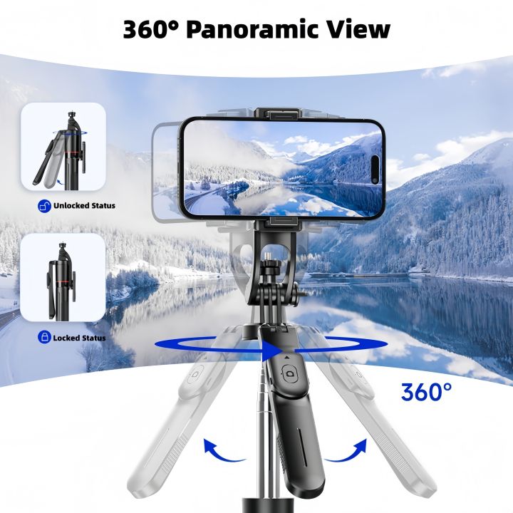 WIFIT%20F16%20Selfie%20Stick%20with%20Adjustable%20Tripod,%20360%C2%B0%20Shooting,%20Detachable%20Phone%20Holder,%20Bluetooth,1.7m%20Telescopic,Android/iOS%20-%20Image%203