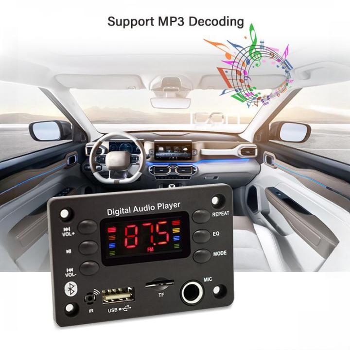 DC%2012V%20Bluetooth%205.0%20DIY%20MP3%20WMA%20Decoder%20Board%206.5mm%20Microphone%20Car%20Audio%20USB%20TF%20FM%20Radio%20MP3%20Music%20Player%20with%20Remote%20Control%20-%20Image%203