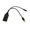 1-5pcs Bluetooth Radio Cable Adapter Car AUX Bluetooth 5.0 Music Audio Receiver Universal For BMW E90 E91 E92 E93 3.5 mm Plug. 