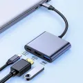USB C HUB 3in1 Type C 3.0 to HDMI-compatible Docking Station PD Fast Charge 4K HDMI Adapter Splitter For MacBook Phone Computer. 