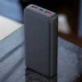 22.5W Super Fast Charging 10000mAh Power Bank | Dual USB | Type-C | Black.