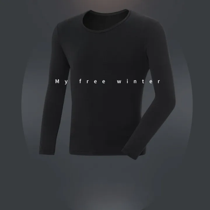 Men%20Undershirts%20Men's%20Winter%20Thermal%20Underwear%20Thin%20Fleece%20Elastic%20Compression%20Fitness%20For%20Winter%20Sports%20First%20Layer%20Wear%20%EF%BB%BF%20-%20Image%203