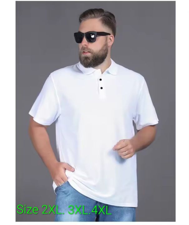 Premier%20Quality%20Polo%20T-Shirt%20for%20Men%202XL%203XL%204XL%20Comfortable%20and%20Stylish%20Solit%20black%20and%20white%20-%20Image%206