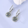 Original Earring 925 Sterling Silver Cherry Bow Pendientes For Woman Fashion Jewelry. 